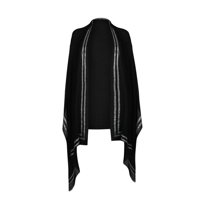 Cashmere and swaroski wrap